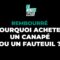 Les raisons d’achat d’un canapé ou d’un fauteuil ne sont plus uniquement l’équipement